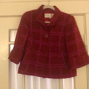 Super cute retro looking wool cropped jacket